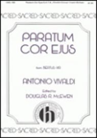 Paratum Cor Ejus SATB choral sheet music cover Thumbnail